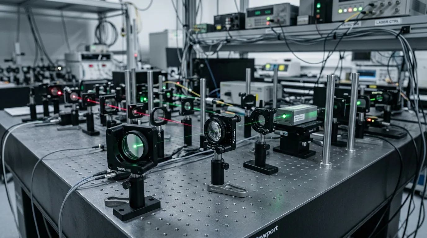 Semiconductor probe station in a research lab